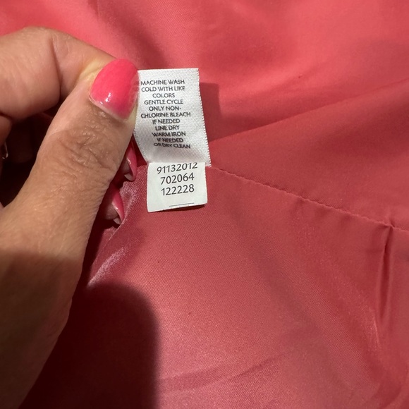 J. Jill Women's Vibrant salmon orangish Pink jacket size S-M - Picture 9 of 13